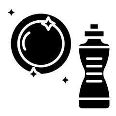 Dishwashing Vector Icon