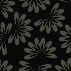 Seamless watercolor floral pattern design