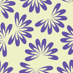 Amazing seamless floral pattern with bright colorful small flowers