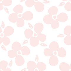 Amazing seamless floral pattern with bright colorful small flowers