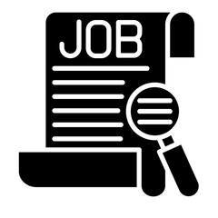 Job Seeker Vector Icon