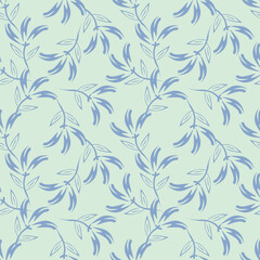 Seamless watercolor floral pattern design
