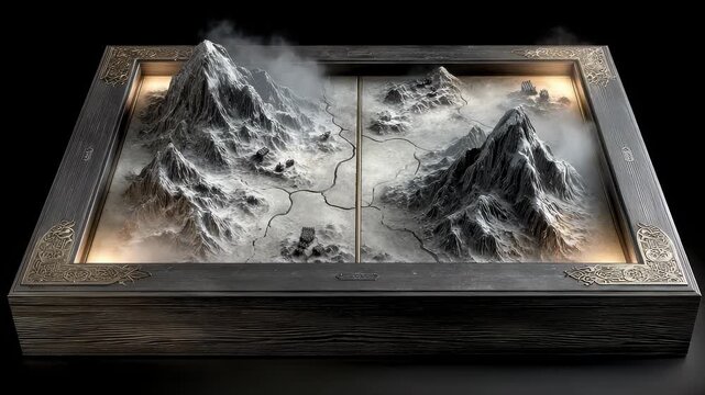 Tabletop Strategic Sandbox Deduction Simulates War Scenarios