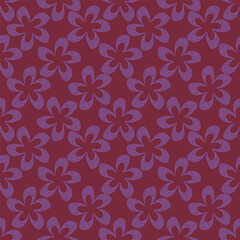 Seamless watercolor floral pattern design