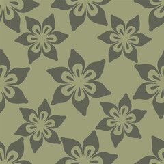 seamless pattern with flowers