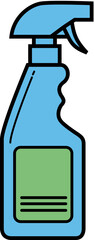 Illustration of a Spray Bottle
