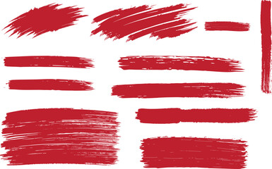 Diverse Realistic Halloween blood isolated on transparent background. Blood Drops and splashes. Dirty collection of paint splatter imitating blood, cut marks, splashes, drops, blots, spray. Isolated