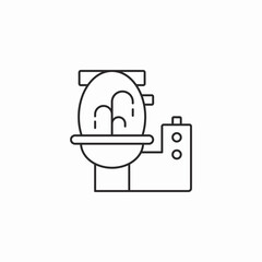 japanese toilet icon sign vector