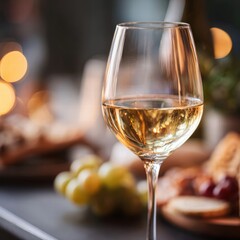 Served chilled. Characteristics range from buttery and oaky (Chardonnay) to crisp and citrusy (Sauvignon Blanc, Pinot Grigio)