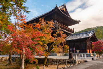 Sanmon gate of Nanzen-ji temple in Kyoto, Japan