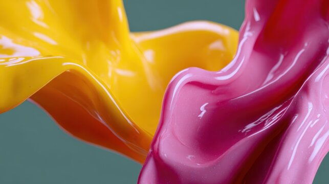 colorful paint splash background with abstract liquid shapes
