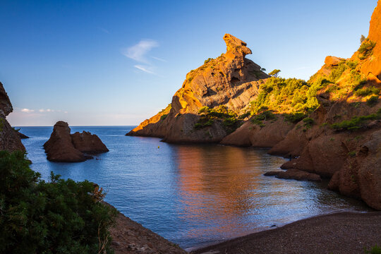 Cove Calanque de Figuerolles, La Ciotat, France