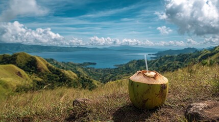 Coconut drink scenic viewpoint