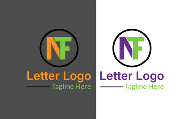 Letter based logo design vector illustration