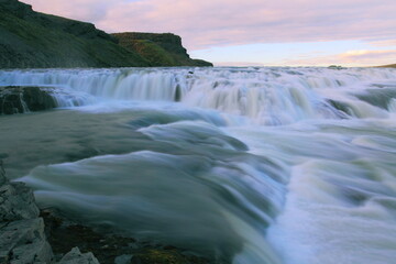 Gullfoss Iceland waterwall