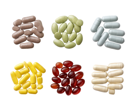 Boost your wellness routine with these vibrant supplements, capsules and pills that offer a spectrum of health benefits for your active lifestyle