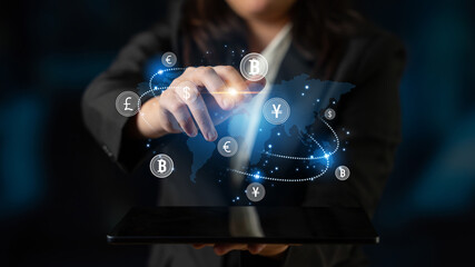 Global currency exchange enables seamless money transfer through currency, exchange, and global systems for decentralized international financial connection Latch