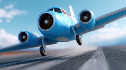 Highresolution Photo Cartoon Aeroplane Taking