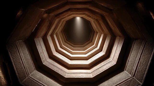 Mysterious Light Beam Illuminates Ancient Stepwell