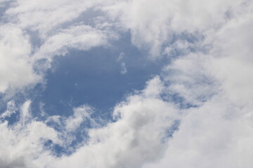 blue sky with clouds Bradenton Fl. 07/20/2025