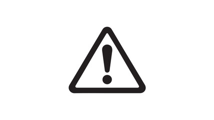 Attention Required Simple Exclamation Point Warning Icon