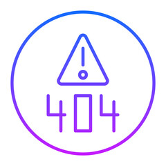404 Error Vector Icons
