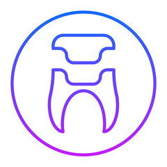 Dental Crown Vector Icons