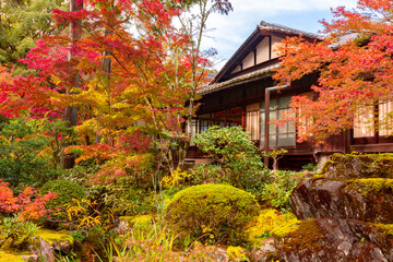 Nanzen-ji temple and gardens in autumn, Kyoto, Japan