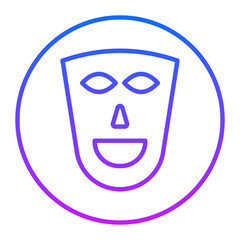 Theatre Mask Vector Icons