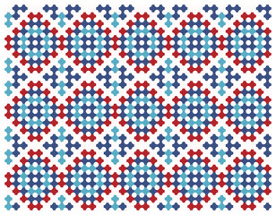 Seamless geometric vector pattern background	