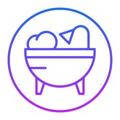 Bathtub Vector Icons
