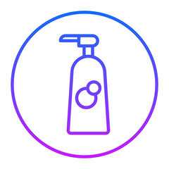 Shampoo Hair Vector Icons