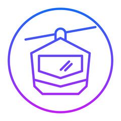 Cable Car Vector Icons