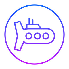 Submarine Vector Icons