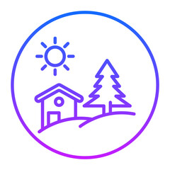 Christmas Morning Vector Icons