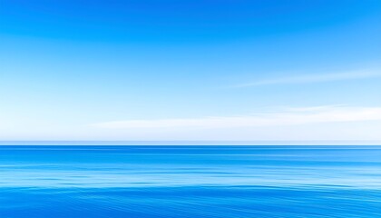 Obraz premium Tranquil ocean and sky