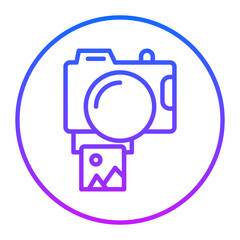 Instant Camera Vector Icons