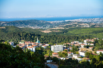 Town of Termal with sea view