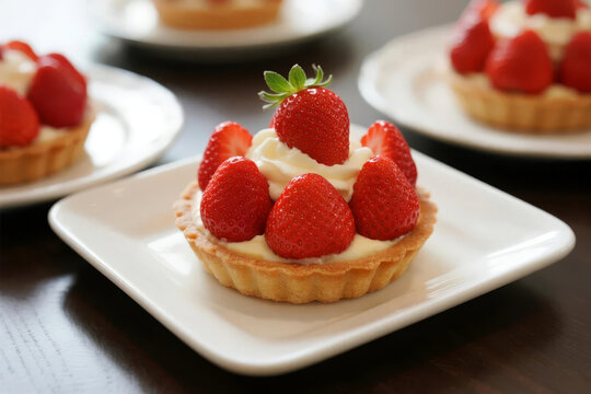 easy strawberry pie concept tarta f&aacute;cil de fresa tarte aux fraises facile einfacher erdbeerkuchen pasta tatli