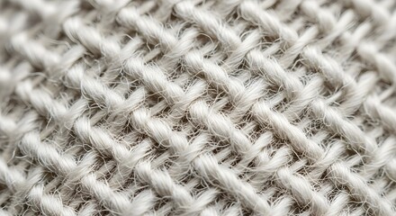 Cozy textured fabric close-up showcasing natural fiber weave and tactile warmth for textiles and decor