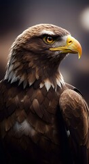 Naklejka premium Eagle Portrait Close Up