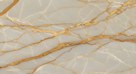 Fototapeta premium Elegant Marble Texture with Golden Veins Abstract Stone Background