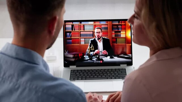 Virtual Lawyer Meeting: Online Videoconference Call