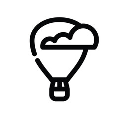 Air Balloon icon design template