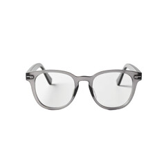 Fototapeta premium Pair of rimless, minimalist eyeglasses isolated
