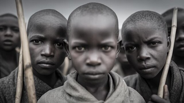 The Resilient Gaze and Light of Hope of African Children