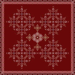 Geometric tribal ethnic boho indian texture ornament fabric design, native ethnic patterns