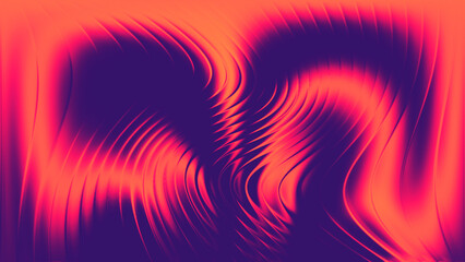 An abstract, high-tech background featuring a dynamic, mirrored light effect with glowing magenta and orange energy streaks on a dark background.