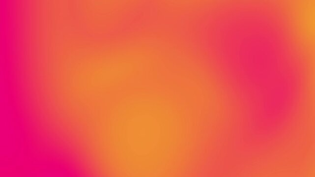Animated pink orange yellow gradient suitable for video backgrounds, social media posts, presentations, and digital art projects. Seamless blending.