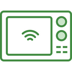 Smart Microwave Icon